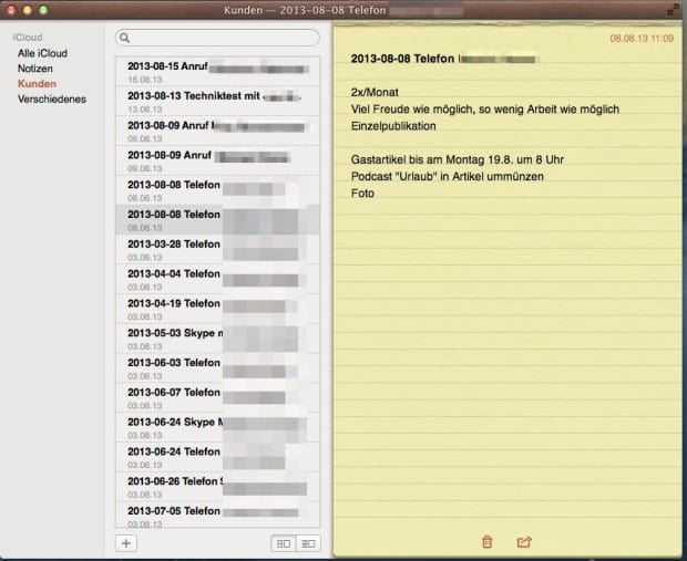 Ein Einblick in mein "Notizbuch"